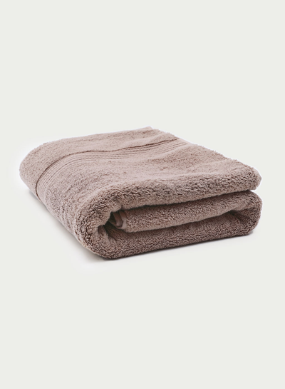 Shop Nap Loungewear 100% Pure Cotton Towel In Morning Fog