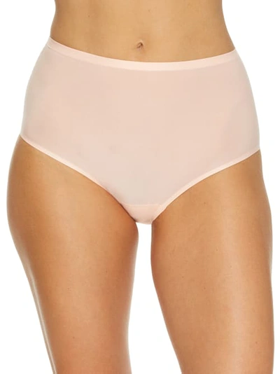 Shop Chantelle Soft Stretch Full Brief In Tropical Pink
