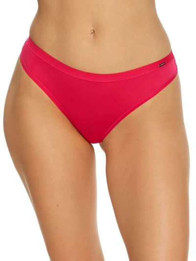 Shop Le Mystere Infinite Comfort Thong In Bright Pink