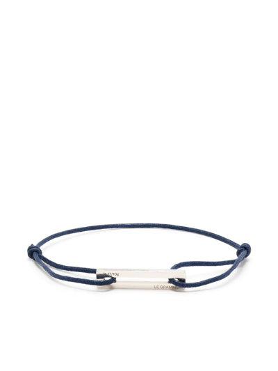 Le Gramme Cord Bracelet In Silver