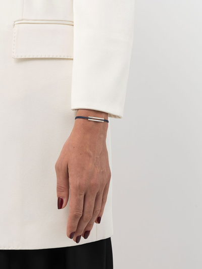 Le Gramme Cord Bracelet In Silver