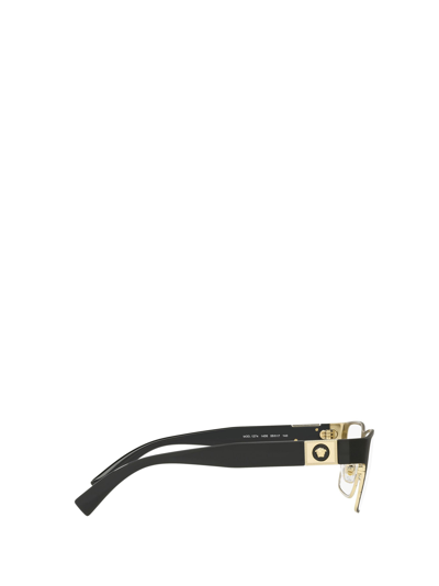 Shop Versace Ve1274 Matte Blak / Gold Glasses