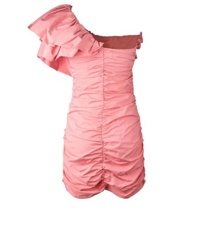 Shop Weili Zheng Mini Dress In Pink