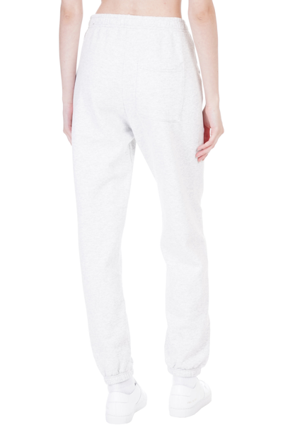 Shop Sporty &amp; Rich Pants In Grey Cotton