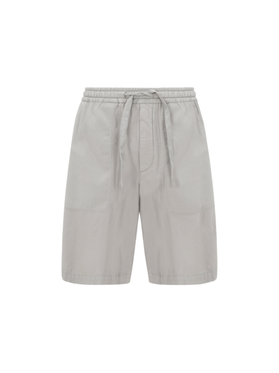 Shop Ermenegildo Zegna Shorts In Light Grey