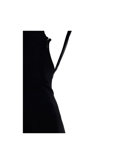 Shop Nensi Dojaka Butterfly Mini Dress In Black