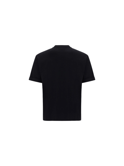 Shop Neil Barrett Hermitage Hercules T-shirt In Black/multicolor