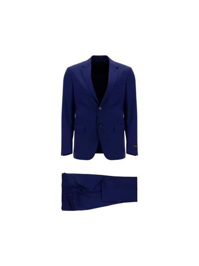 Shop Ermenegildo Zegna Suit In Blue
