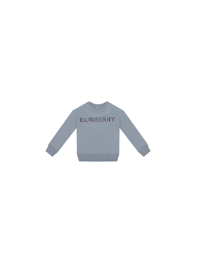 Burberry Kids Eugene Sweatshirt For Boys In Ice Blue ModeSens