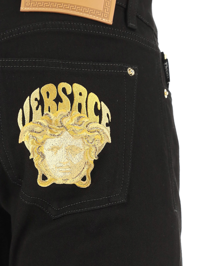 Shop Versace Jeans In Nero