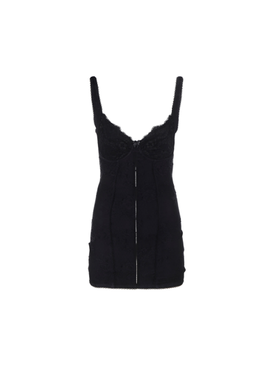 Shop Balenciaga Mini Dress In Black
