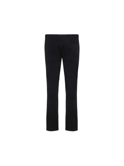 Shop Saint Laurent Jeans In Worn Black
