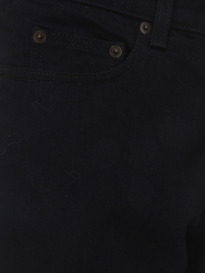 Shop Saint Laurent Jeans In Worn Black