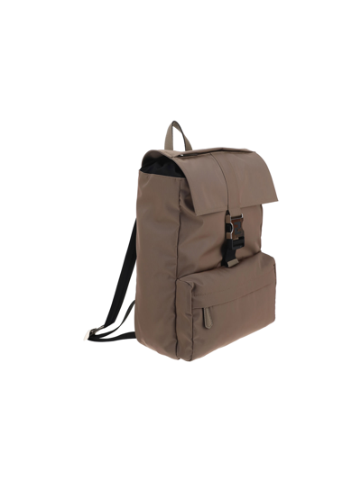 Shop Fendi Ness Backpack In Corda+pall/miele Sc