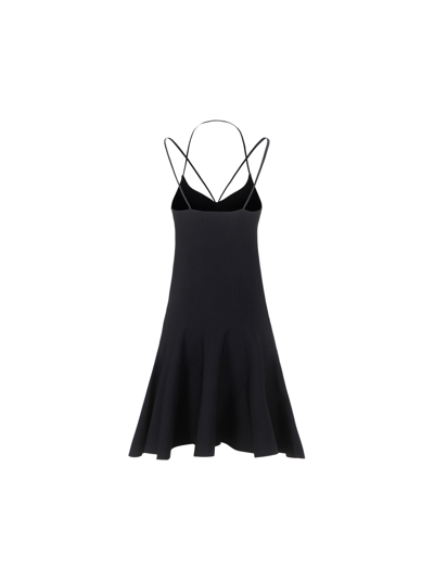 Shop Alexander Mcqueen Mini Dress In Black