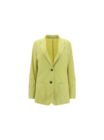 Shop Massimo Alba Alma Jacket In Golden Green