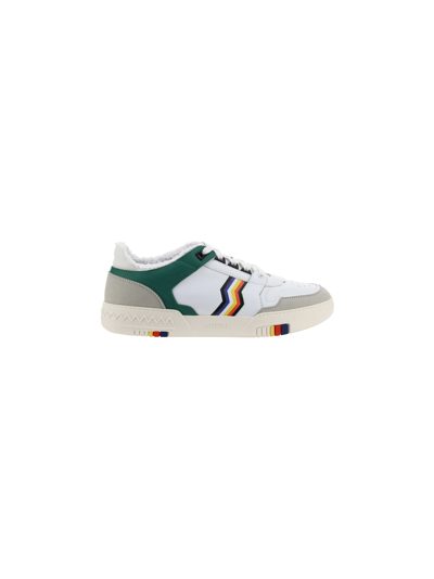 Shop Acbc X Missoni Sneakers In White+green Detail