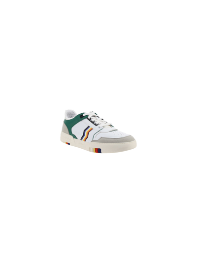 Shop Acbc X Missoni Sneakers In White+green Detail