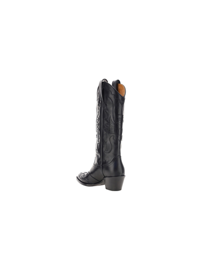 Shop Buttero Archive 009 Boots In Nero-pe-elba