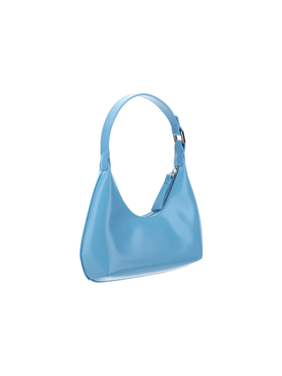Shop By Far Baby Amber Shoulder Bag In Lagoon