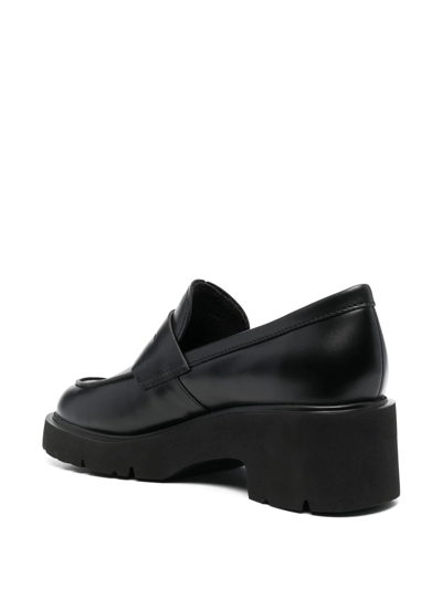 Shop Camper Milah Chunky Loafers In Black