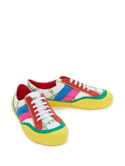 Shop Jw Anderson Bubble Low-top Sneakers In Yellow