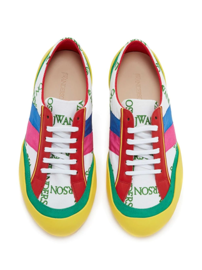 Shop Jw Anderson Bubble Low-top Sneakers In Yellow