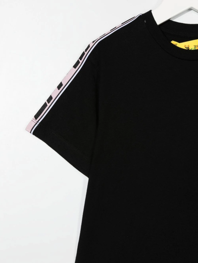Shop Off-white Logo Tape Short-sleeve T-shirt In Black