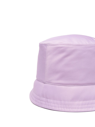 Shop Off-white Arrows Recycled Bucket Hat In Violett