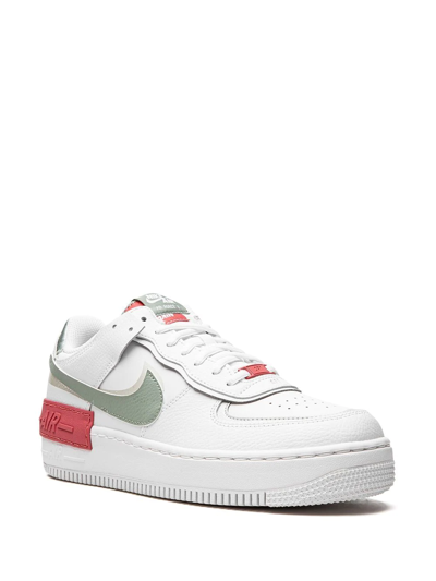 Shop Nike Air Force 1 Shadow "archeo Pink" Sneakers In White