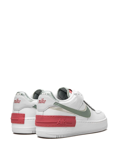 Shop Nike Air Force 1 Shadow "archeo Pink" Sneakers In White