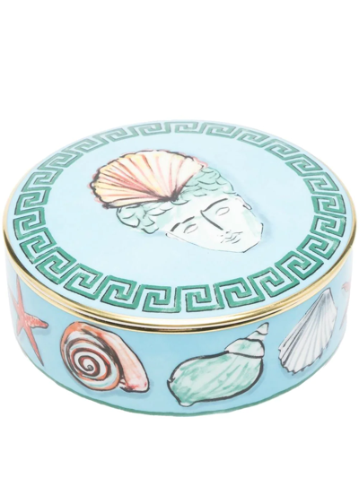 Ginori 1735 Shell-print Trinket-dish In Blau
