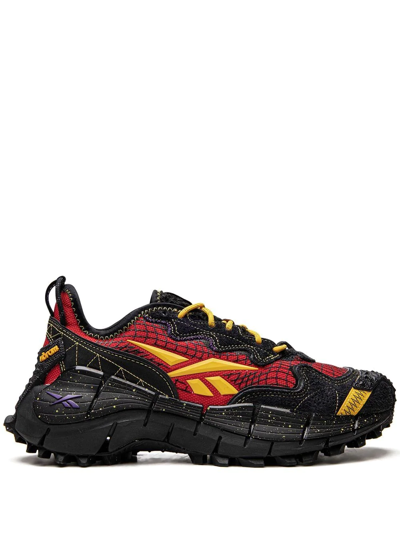 Shop Reebok X A$ap Nast Zig Kinetica Ii Edge Sneakers In Vector Red/black/yellow