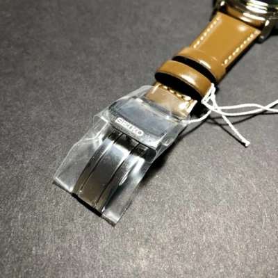 Pre-owned Seiko Presage Srpe45j1 Automatic Leather Cocktail Mojito Green Japan Made