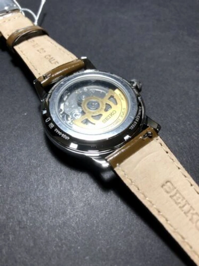 Pre-owned Seiko Presage Srpe45j1 Automatic Leather Cocktail Mojito Green Japan Made