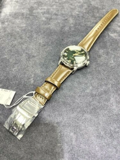 Pre-owned Seiko Presage Srpe45j1 Automatic Leather Cocktail Mojito Green Japan Made