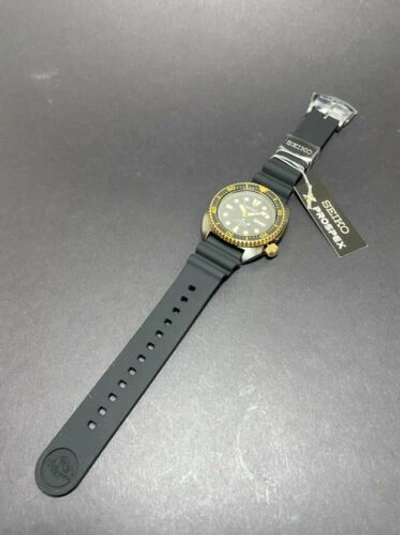 Pre owned Seiko Prospex Srpd46 Srpd46j1 Automatic Black Steel Silicone Warranty ModeSens