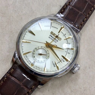 Pre-owned Seiko Presage Ssa387j1 Automatic Cocktail Power Reserve Japan Made Warranty
