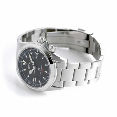 Pre-owned Seiko Presage Alpinist Spb117j1 Automatic Power Reserve Made In Japan Warranty