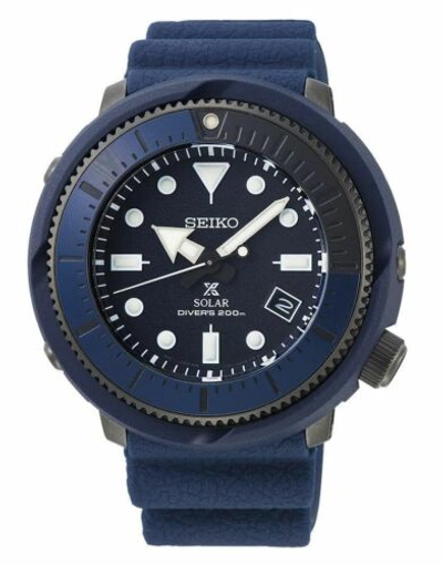 Pre-owned Seiko Sne533p1  Prospex Solar Tuna 200m Street Series Box Manual & Warranty