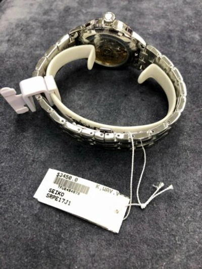 Pre-owned Seiko Presage Srpe17j1 Automatic Cocktail Power Reserve Japan Made Warranty Grey