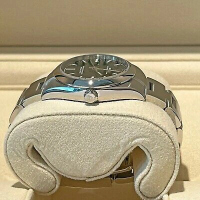 Pre-owned Rolex Ladies Oyster Perpetual 34mm, Black Dial, Ref 124200-0002, Unworn, 2024