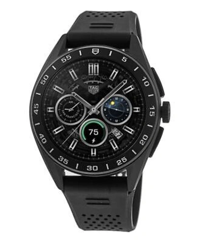 Pre-owned Tag Heuer Connected Calibre E4 - 45mm Black Men's Watch Sbr8a80.bt6261