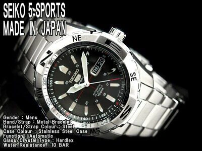 Pre-owned Seiko 5 Sports Snzj05j1 Automatic 100m Original Box Made In Japan  | ModeSens