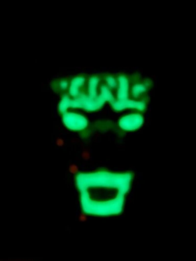 Pre-owned Silver 925  / Gold Plated Glows In The Dark Lion King Huge 3" Hip Hop Pendant Cz