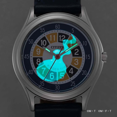 Pre-owned Citizen Collection×spooky Kitaro Bj6540-34l Photovoltaic Eco-drive Limited Watch