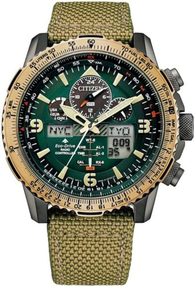 Pre-owned Citizen Promaster Sky Jy8074-11x Military Adventure Eco-drive Solar Men