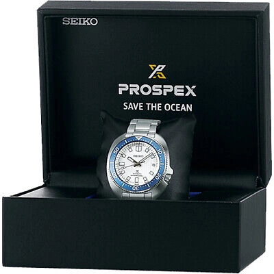 Pre-owned Seiko Sbdc169 [prospex Diver Scuba 1970 Mechanical Modern Design Save The Ocean]