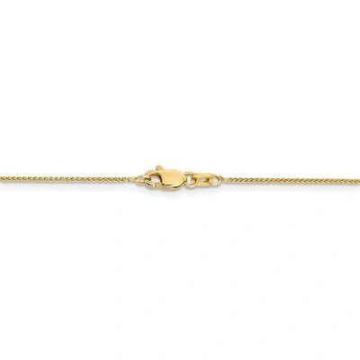 Pre-owned Superdealsforeverything Real 14kt Yellow Gold 30 Inch .85mm Spiga With Lobster Clasp Chain; 30 Inch