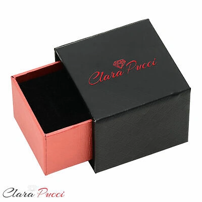 Pre-owned Pucci 2.0ct Emerald Cut Synthetic Moissanite Stud Earrings 14k Rose Gold Screw Back In D